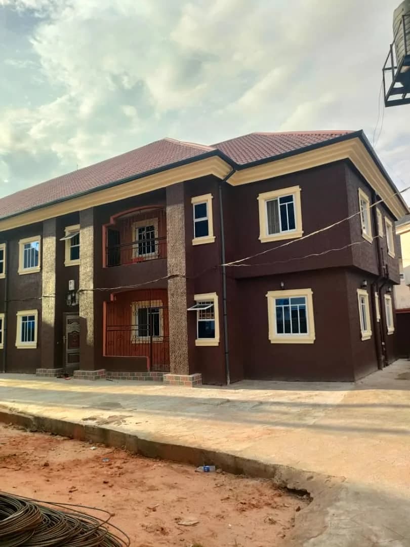Cocoa and cream residential block