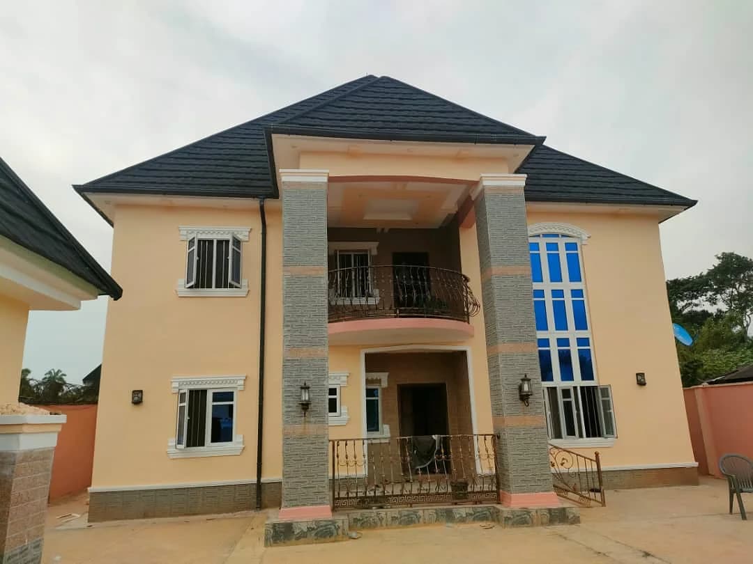 Sandstone and charcoal villa
