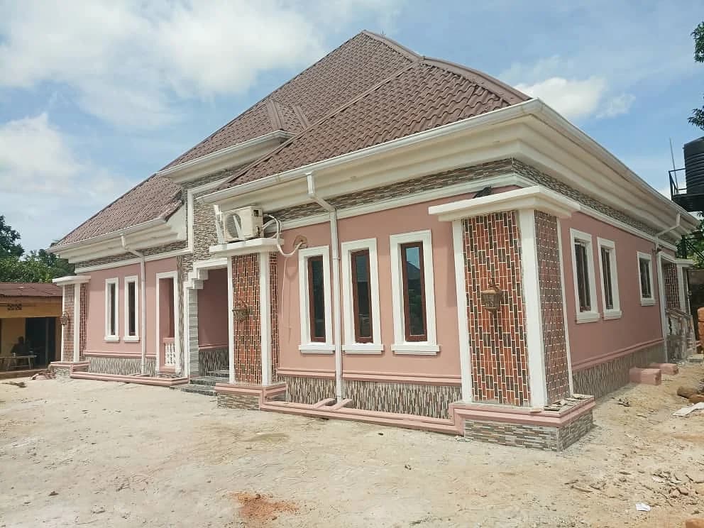 Stone-pink exterior renewal