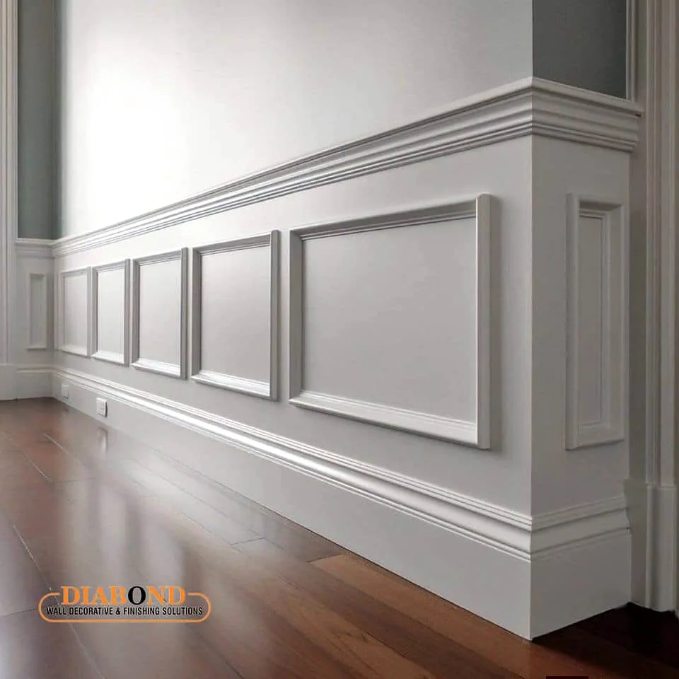 Classic wainscot wall detail