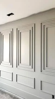Full-height classic panelling