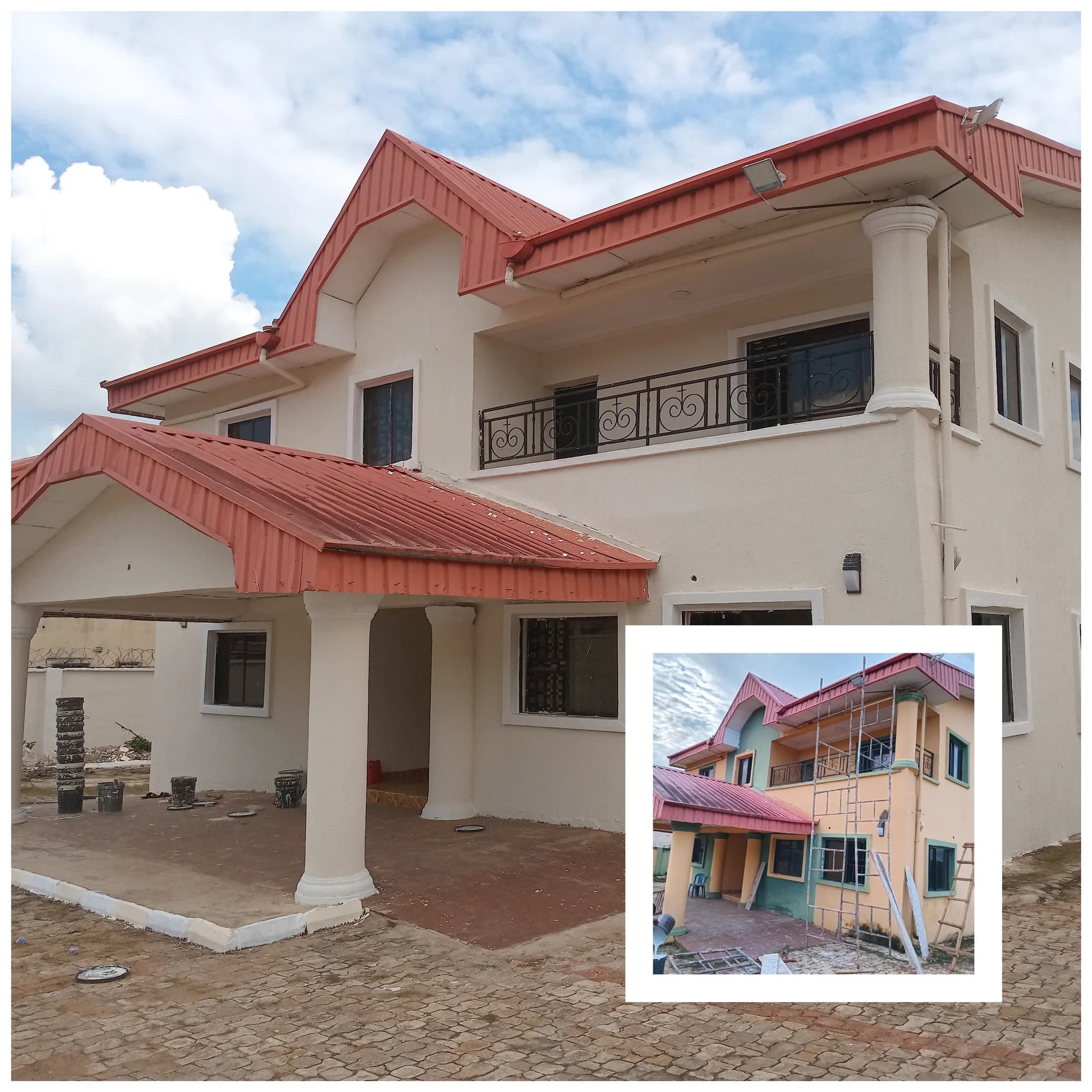 Cream residence restoration