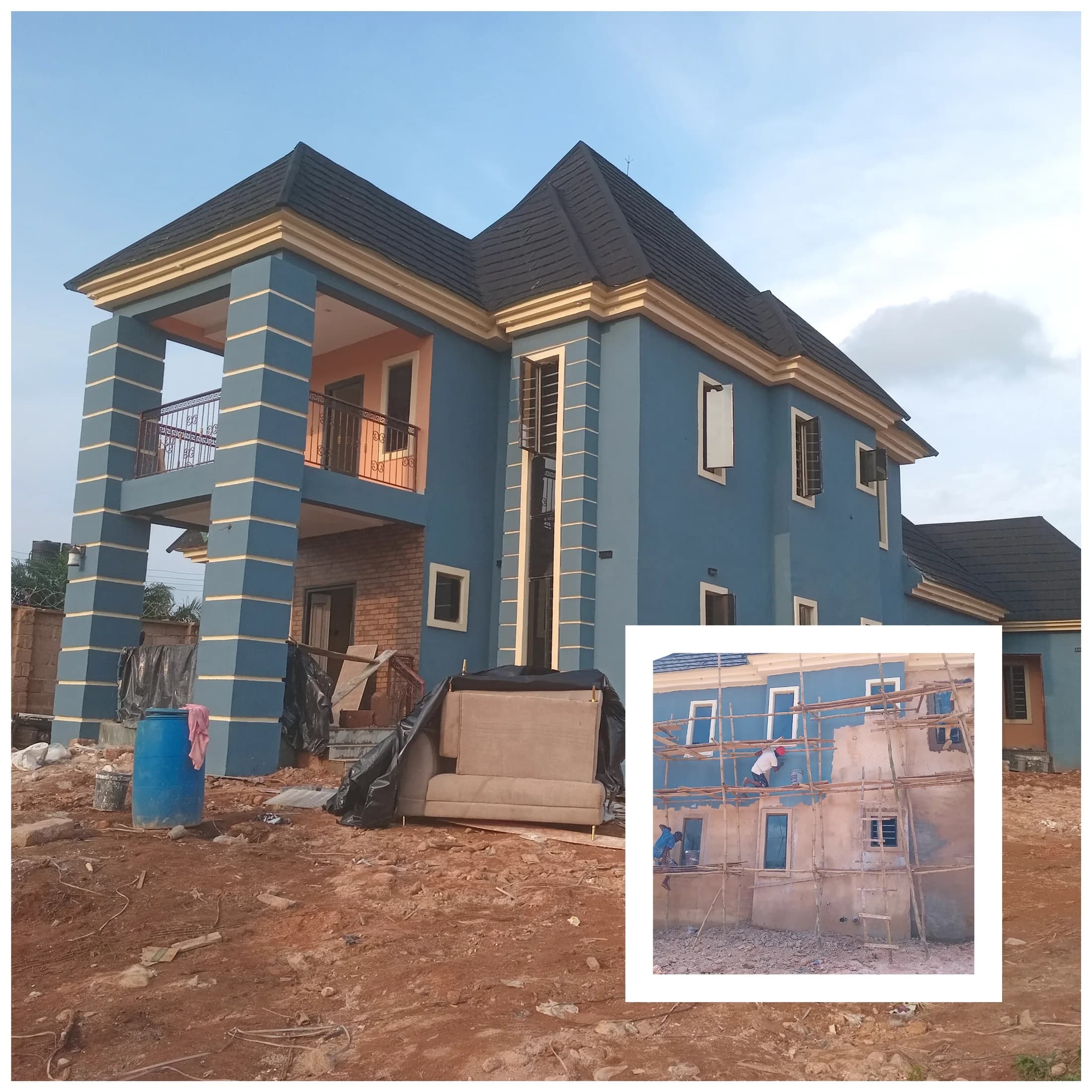 Deep blue exterior transformation